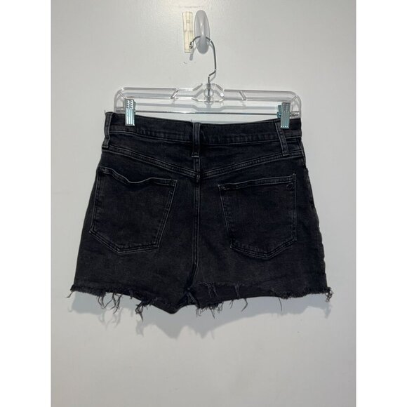 Madewell Black High Rise Demin Shorts Womens Size 27 - Picture 4 of 10
